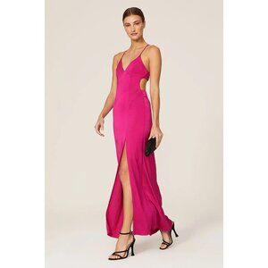 Manning Cartell Facetime Pink Strappy Back Sleeveless Slip Gown Women's Size 6